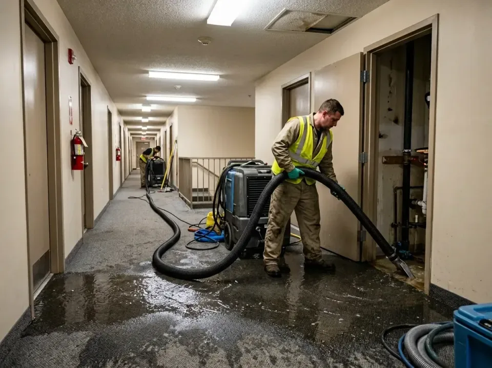 multi-unit-apartment-hallway-f-005 — frequently asked questions, Emergency Burst Pipe Water Extraction & Removal in Cheverly…